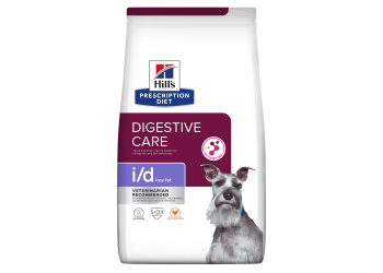 Hill's Prescription Diet i/d Low Fat digestive care disturbi gastrointestinali del cane da 1,5  kg alimento secco con Pollo